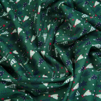 POPLIN CHRISTMAS TREE GREEN