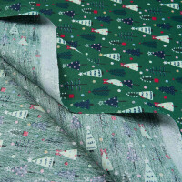 POPLIN CHRISTMAS TREE GREEN