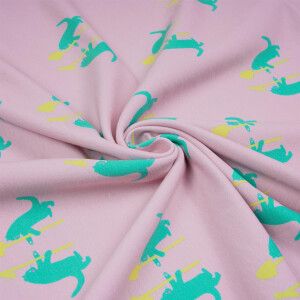 ORGANIC FRENCH TERRY CATS LE LOUP ART