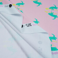 ORGANIC FRENCH TERRY CATS LE LOUP ART