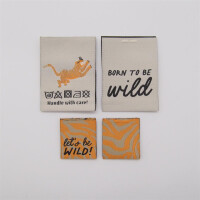 WOVEN LABEL SET TIGER (10 pcs)
