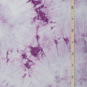VISCOSE FRENCH TERRY BATIK GRAPE