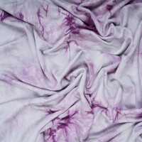 VISCOSE FRENCH TERRY BATIK GRAPE