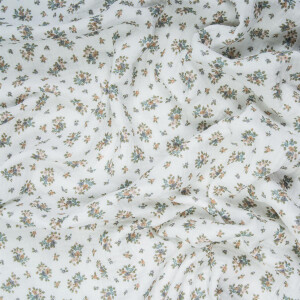 ORGANIC DOUBLE GAUZE FLOWER BOUQUETS BEIGE