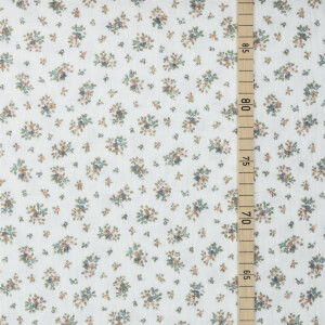 ORGANIC DOUBLE GAUZE FLOWER BOUQUETS BEIGE