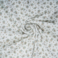 ORGANIC DOUBLE GAUZE FLOWER BOUQUETS BEIGE