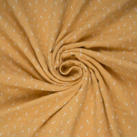 ORGANIC DOUBLE GAUZE TINY CARROTS OCHRE