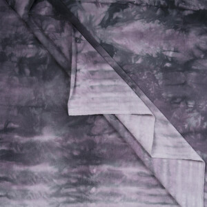 FRENCH TERRY BATIK DARK PLUM