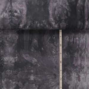 FRENCH TERRY BATIK DARK PLUM