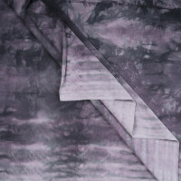 FRENCH TERRY BATIK DARK PLUM