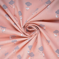 POPLIN BIRDS IN THE RAIN