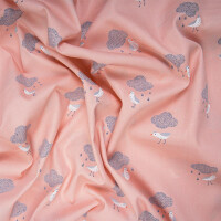 POPLIN BIRDS IN THE RAIN