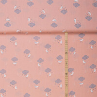 POPLIN BIRDS IN THE RAIN