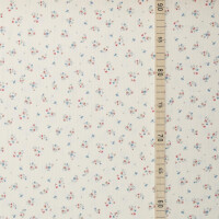 ORGANIC STRUCTURE CHECK BLOSSOM ECRU