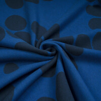 ORGANIC JACQUARD ABOUT A DOT COBALT BLUE