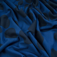 ORGANIC JACQUARD ABOUT A DOT COBALT BLUE