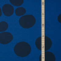 ORGANIC JACQUARD ABOUT A DOT COBALT BLUE