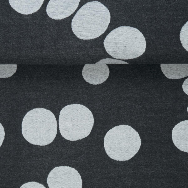 ORGANIC JACQUARD ABOUT A DOT BLACK