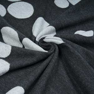 ORGANIC JACQUARD ABOUT A DOT BLACK