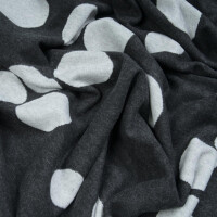 ORGANIC JACQUARD ABOUT A DOT BLACK