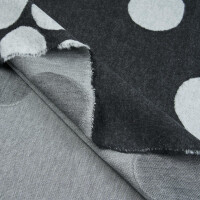 ORGANIC JACQUARD ABOUT A DOT BLACK