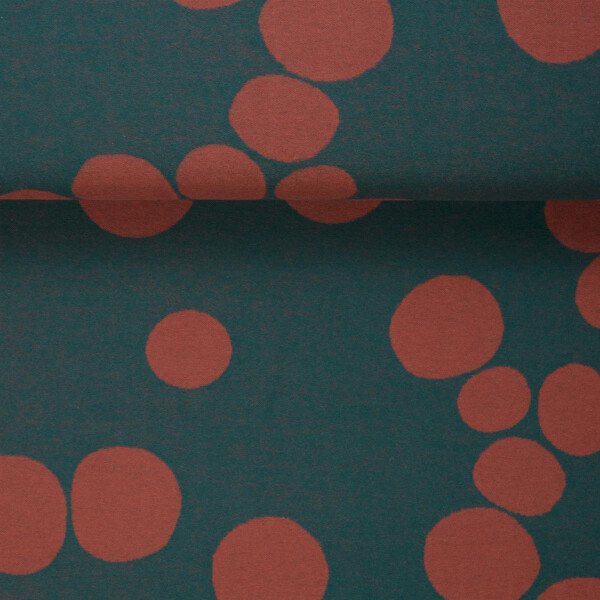 ORGANIC JACQUARD ABOUT A DOT BOTTLE GREEN