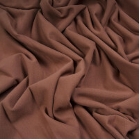 FRENCH TERRY SOLID TIRAMISU BROWN