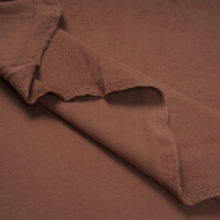 FRENCH TERRY SOLID TIRAMISU BROWN