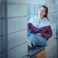 FRENCH TERRY SOLID ETHER BLUE