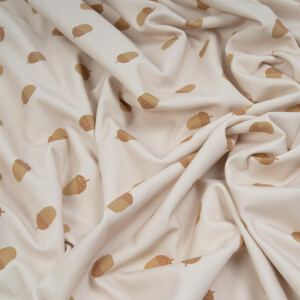 FRENCH TERRY ACORNS BEIGE