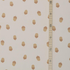 FRENCH TERRY ACORNS BEIGE