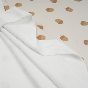FRENCH TERRY ACORNS BEIGE