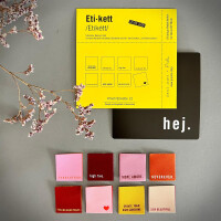 WOVEN LABEL #MEHRETIKETTE (8pc) 12. EDITION