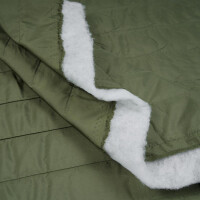 THELMA THERMAL QUILT STRIP GREEN KHAKI