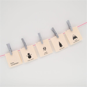 LABEL SET WINTER (5 pcs)