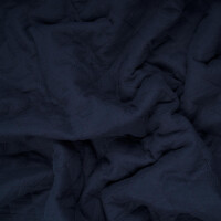 QUILTED DOUBLE GAUZE SOLID NAVY