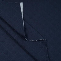 QUILTED DOUBLE GAUZE SOLID NAVY