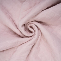 QUILTED DOUBLE GAUZE SOLID SOFT ROSE