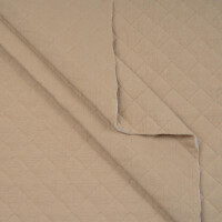 QUILTED DOUBLE GAUZE SOLID BEIGE