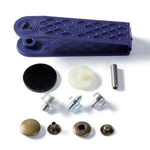 PRYM PRESS FASTENERS ANORAK 15MM messing