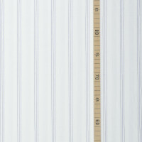 ORGANIC DOUBLE GAUZE THIN STRIPES ECRU