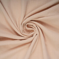 ORGANIC DOUBLE GAUZE BASIC APRICOT CREAM