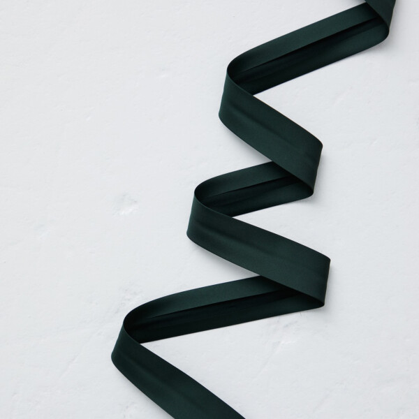 THELMA BIAS TAPE 25mm BOTTLE GREEN
