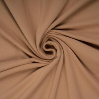 ORGANIC FRENCH TERRY BASIC CARAMEL