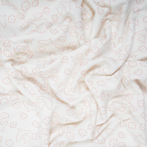 FRENCH TERRY BRUSHED BIRDS OFFWHITE