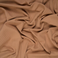 WIDE RIB JERSEY CARAMEL