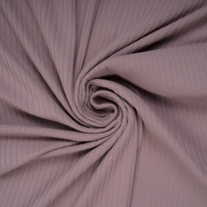 WIDE RIB JERSEY FADED MAUVE