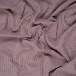 WIDE RIB JERSEY FADED MAUVE