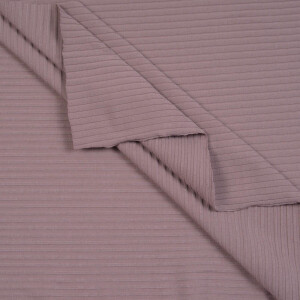 WIDE RIB JERSEY FADED MAUVE