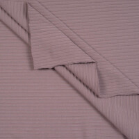 WIDE RIB JERSEY FADED MAUVE